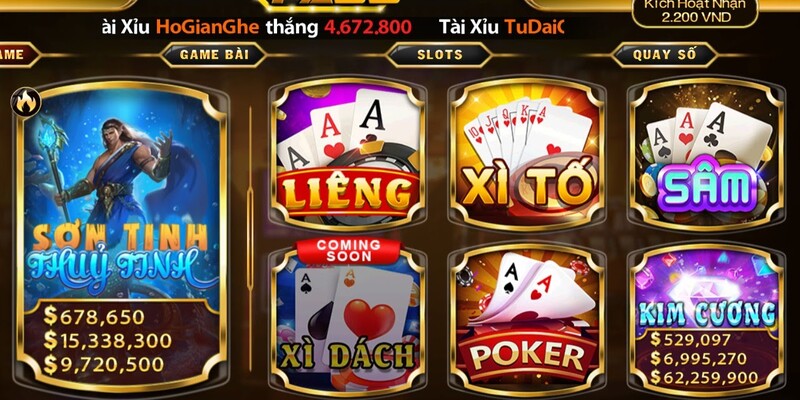 Game bài là thể loại vô cùng quen thuộc tại Fa88