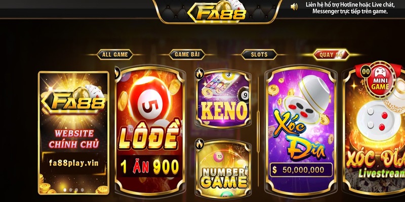 Đôi nét về hệ thống game online Fa88