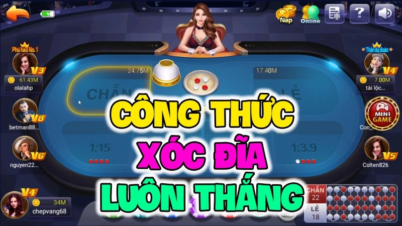 Luôn tự tin, quyết đoán khi tham gia Xóc đĩa 68 game bài