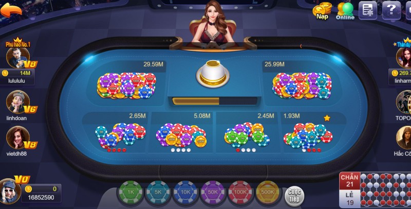 Xóc đĩa 68 game bài trở nên đình đám trong giới cược thủ