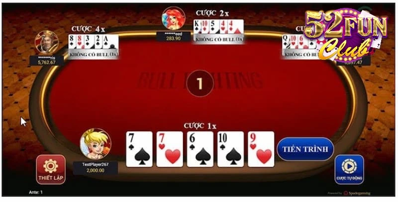 Hướng dẫn cách chơi bài poker tại 52fun